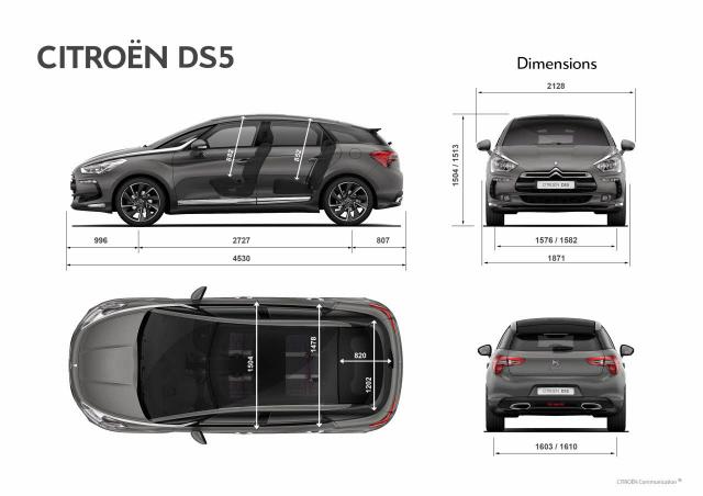 Rozmery DS5